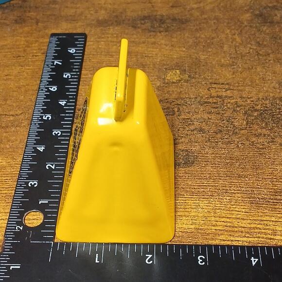 Green Bay Gamblers IHL Ice Hockey Minor Leagues Yellow Cowbell - Picture 8 of 8